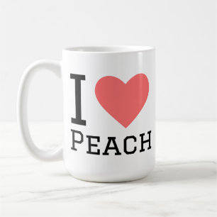 I love peach  coffee mug