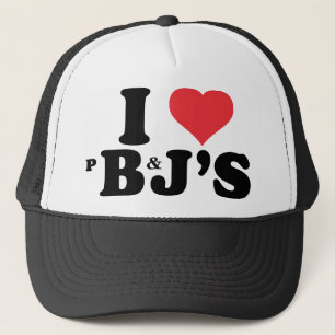 I love peanut butter and jelly's shirt trucker hat