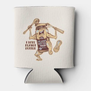 I LOVE PEANUT BUTTER CAN COOLER