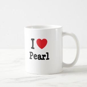 I love Pearl heart T-Shirt Coffee Mug