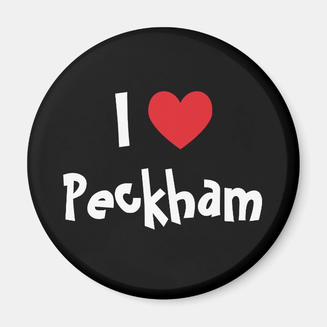 I Love Peckham Magnet (Front)