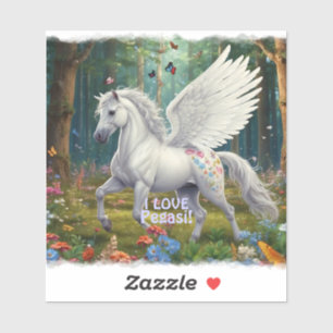 I LOVE PEGASI Beautiful Pegasus Stickers