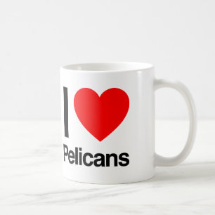 i love pelicans coffee mug