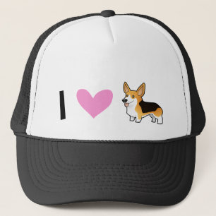 I Love Pembroke Welsh Corgis Trucker Hat