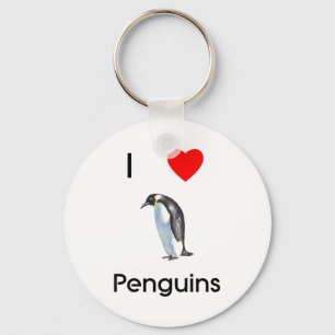 I love penguins Keychain