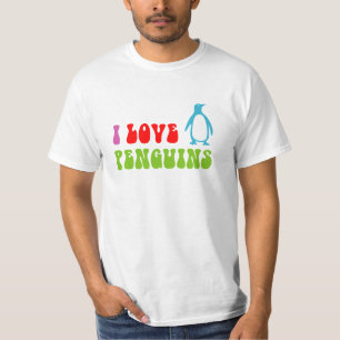 I Love Penguins T-Shirt