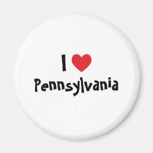 I Love Pennsylvania Magnet