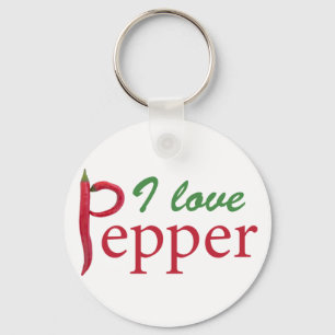 I love pepper key ring