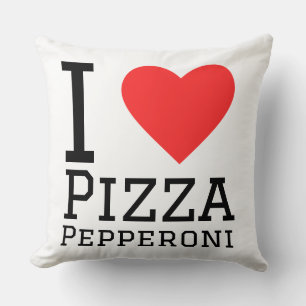 I love pepperoni pizza cushion