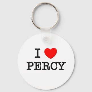 I Love Percy Key Ring