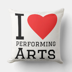 I love performing arts cushion