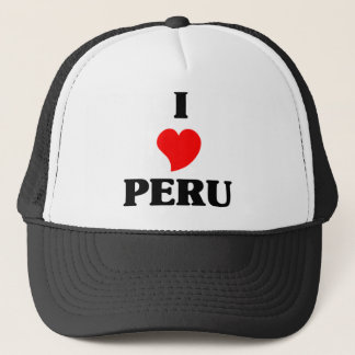 I Love Peru Trucker Hat