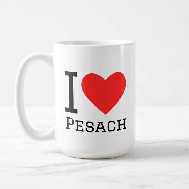 I love Pesach Coffee Mug (Left)