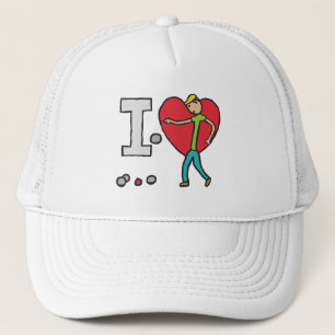 I Love Petanque Trucker Hat
