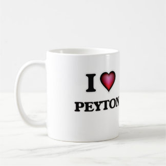I Love Peyton Coffee Mug