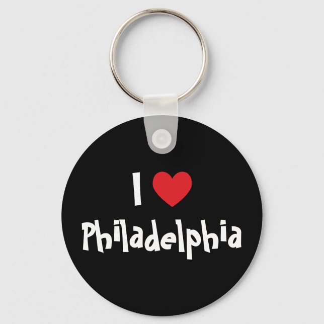 I Love Philadelphia Key Ring (Front)