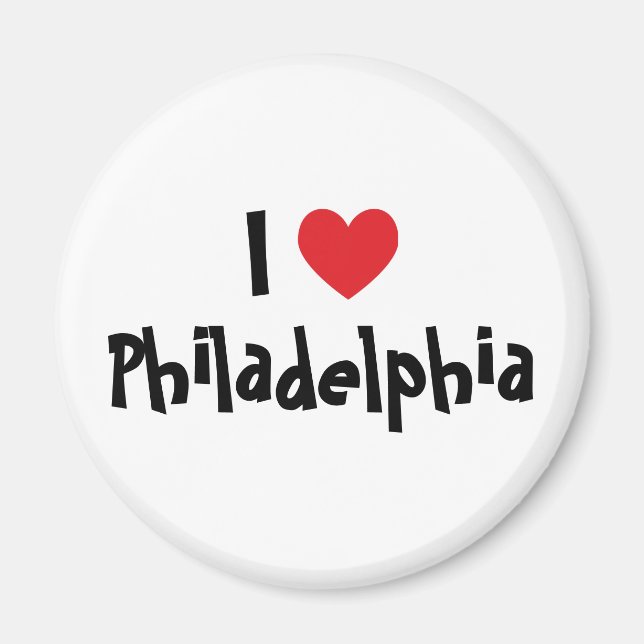 I Love Philadelphia Magnet (Front)