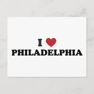 I Love Philadelphia Pennsylvania Postcard