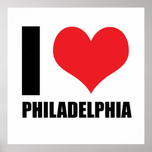 I love Philadelphia Poster