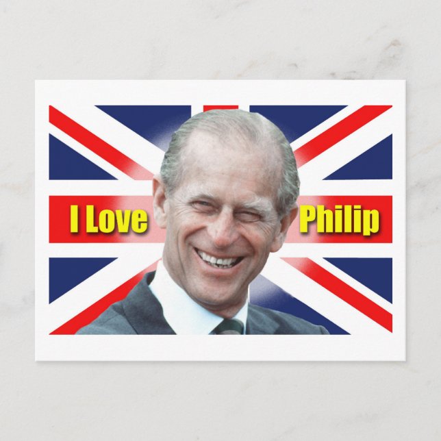 I Love Philip Postcard (Front)