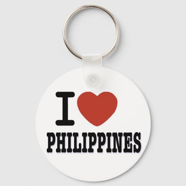 I LOVE PHILIPPINES KEY RING (Front)