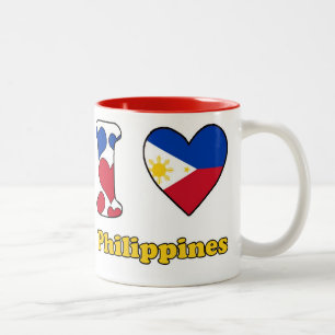 I love Philippines Two-Tone Coffee Mug