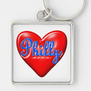 I Love Philly Key Ring