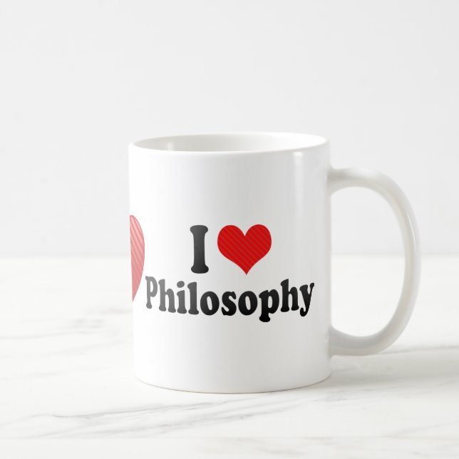 I Love Philosophy Coffee Mug (Right)