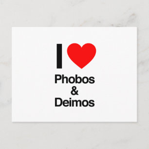 i love phobos and deimos postcard