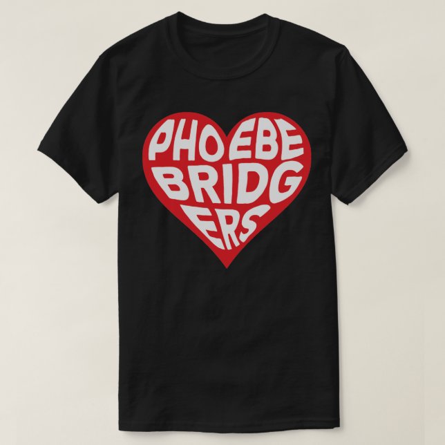 I LOVE PHOEBE BRIDGERS Sticker T-Shirt (Design Front)