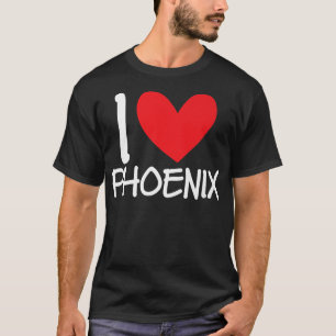 I Love Phoeni Name Personalised Men Guy BFF Heart T-Shirt