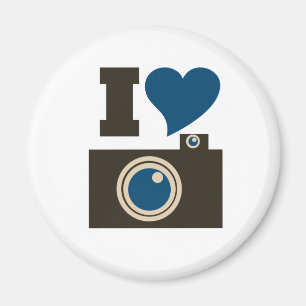 I Love Photography Magnet