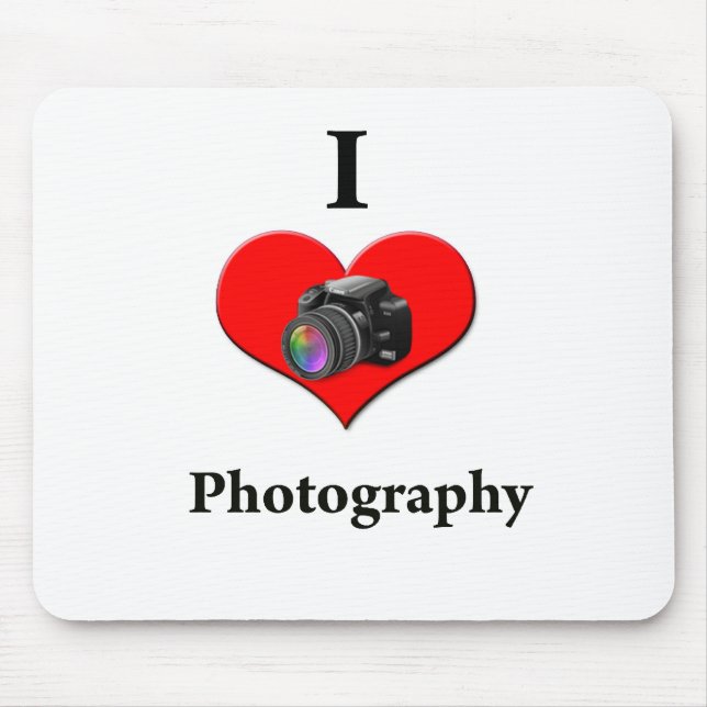I love photography mouse mat (Front)