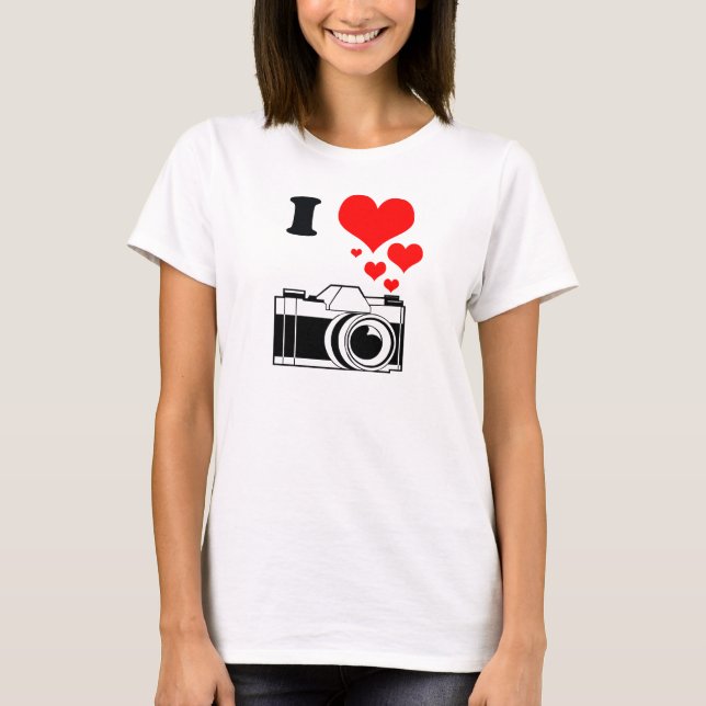 I LOVE PHOTOGRAPHY T-Shirt (Front)