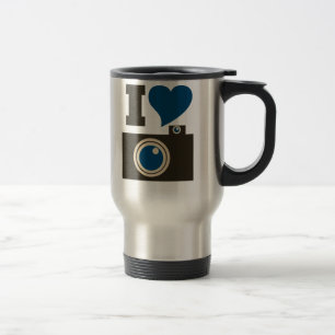 I Love Photography Travel Mug