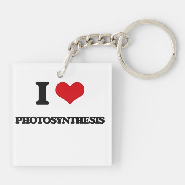 I Love Photosynthesis Key Ring (Back)