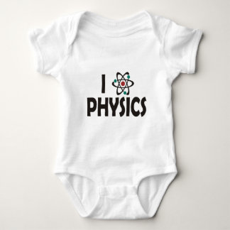 I Love Physics Baby Bodysuit