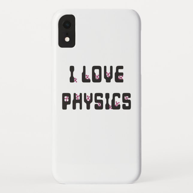 I love Physics Case-Mate iPhone Case (Back)