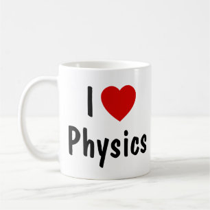 I Love Physics Coffee Mug