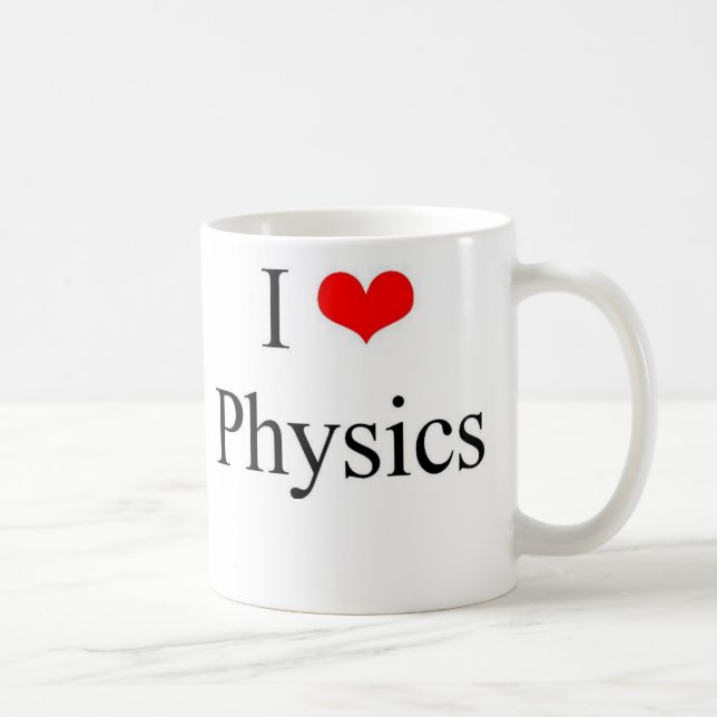 I Love Physics Coffee Mug (Right)