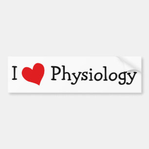 I Love Physiology Bumper Sticker