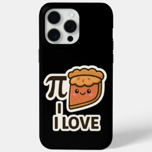 I Love Pi Sticker – Cute Math & Pie Pun Design  iPhone 15 Pro Max Case