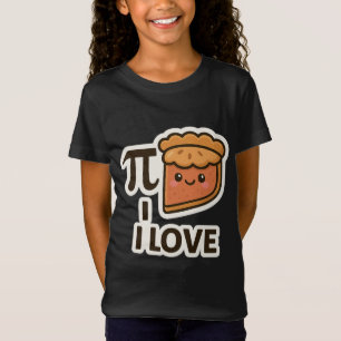 I Love Pi Sticker – Cute Math & Pie Pun Design T-Shirt
