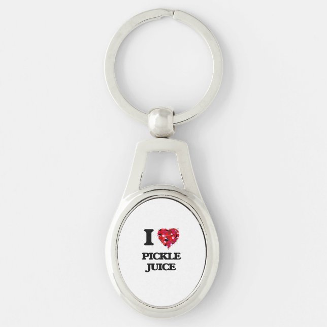 I love Pickle Juice Key Ring (Front)