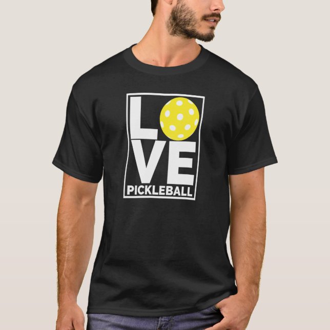 I Love Pickleball    Do You T-Shirt (Front)