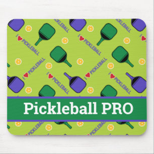 I love Pickleball green Mouse Pad