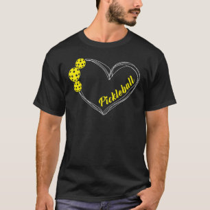 I Love Pickleball Pickleball Coach Player T-Shirt