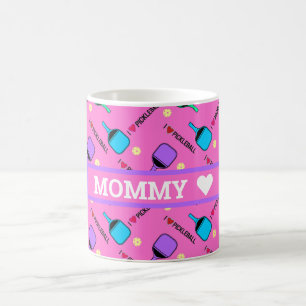 I love Pickleball pink  Coffee Mug