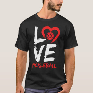I Love Pickleball Vintage Cool Pickle Ball Player T-Shirt