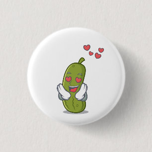 I Love Pickles 3 Cm Round Badge